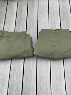 ポーランド軍幕 サイズ1　2枚セット+ポール・ペグ・蜜蝋ワックス付 ポーランド軍幕 サイズ1 2枚組、ポール、ペグ、蜜蝋ワックス付