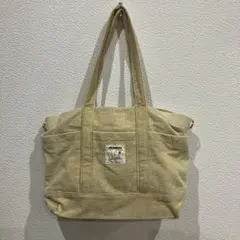 PEANUTS スヌーピー トートバッグ ベージュ