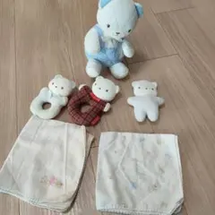 familiar ファミリア ガラガラ ラトル おきあがりこぶし ガーゼタオル