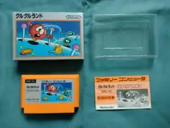 ファミコン　クルクルランド　箱説明書付き