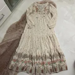 gelato pique 花柄　ワンピース　ネグリジェ　ルームウェア　パジャマ