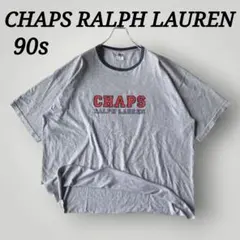 希少 90s CHAPS ラルフローレン Tシャツ ロゴ メキシコ製 XXL