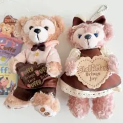 ダッフィー　ぬいぐるみバッジ　バレンタイン ディズニー ダッフィー ぬいぐるみバッジ バレンタイン - メルカリ