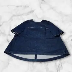 ＜美品＞L'EQUIPE デニムブラウス38サイズ　日本製