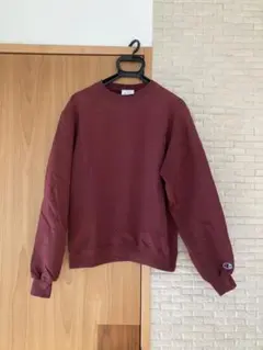 Champion バーガンディ クルーネック スウェット　Lサイズ