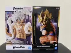 【最安値】ワンピース　ドラゴンボールZ グランディスタ ルフィ　ニカ 孫悟空