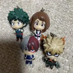僕のヒーローアカデミア ミニフィギュア キーホルダー 4体セット