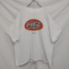 Coca-Cola NASCAR Tシャツ XL ホワイト コカコーラ ナスカー