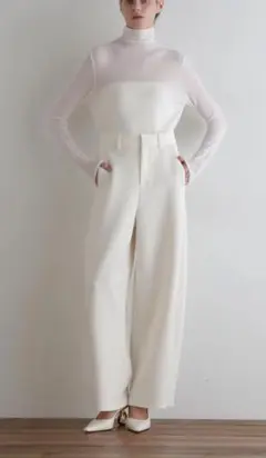 LE PHIL トリアセスキューバパンツ ホワイト 0size