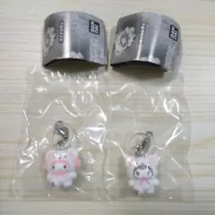 サンリオ ガチャ めじるしアクセサリー ふわふわスノー マイメロ クロミ