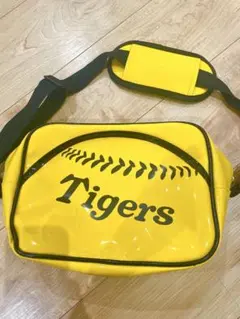 非売品 限定 優勝 阪神タイガース エナメルショルダーバッグ 黄色