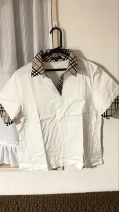 Burberry ホワイト ポロシャツ サイズ5