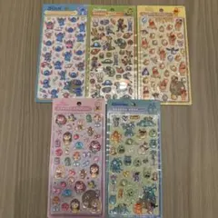 【正規品】おまけ付き ディズニー　ボンボンドロップシール 5枚セット