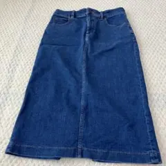 デニムタイトロングスカート