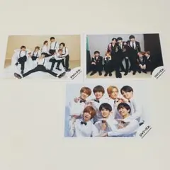 公式写真　ジャニーズJr Travis Japan 集合　３枚セット