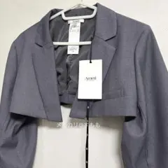 タグ付◯ BOB CUT JACKET BOLERO ショート丈 グレー 灰色のサムネイル