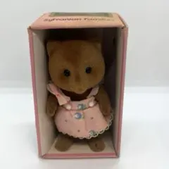 初期　シルバニアファミリー　シルバニア 80年代　レア　エポック社 家具　セット 初期のシルバニアファミリー人形をお譲りいただきました。 ｜たいむましん