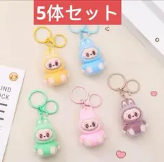 LABUBU ラブブ キーホルダー5体セット