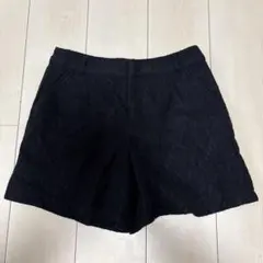 黒のレースショートパンツ　Ｌ　⑧