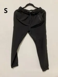 ブラック ジョガーパンツ 【S】レディース古着 運動 ランニング