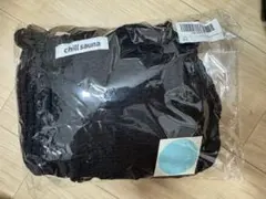 新品未使用　chill sauna ブラックメッシュ水着3点セット フリーサイズ