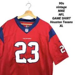 90s vintage NFL ナイキ　ヒューストン　ゲームシャツ　XL