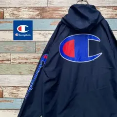 【 Chanpion】チャンピオン ビッグロゴナイロンパーカー