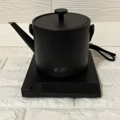 未使用】遠赤外線 2L 焼酎サーバー 陶器製 木製台座・真鍮コック付き
