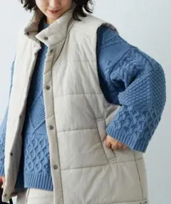 CIAOPANIC TYPYユニセックス 中綿スタンドネックベスト