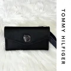 【未使用】TOMMY HILFIGER 長財布 ブラック ラウンドファスナー