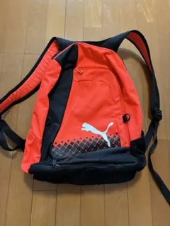 新品未使用！PUMA ボールバッグ オレンジ(赤)/黒