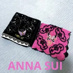 ◾️ANNA SUI タオルハンカチ 2枚セット（中古）のサムネイル