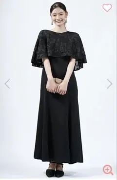 Kastane cape layerd bare dress オケージョンドレス