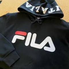 【人気】FILA パーカー ビッグロゴ オーバーサイズ ストリート Lサイズ