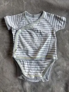 UNIQLO ストライプ ラップロンパース 60