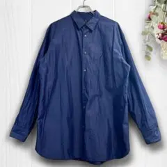 UNIQLO＋J スーピマコットンシャツ XL ネイビー