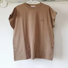 LOGOSDAYS ロゴスデイズ ライトブラウン Tシャツ Lサイズ 半袖