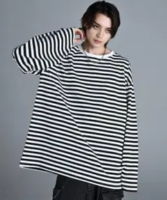 상태매우좋음 ✨ 大人気完売品 THE SHOP TK ボーダー 長袖 カットソー
