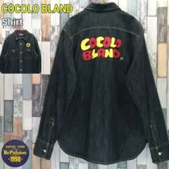 COCOLO BLAND　ココロブランド　シャツ　デニム　両面ロゴのサムネイル