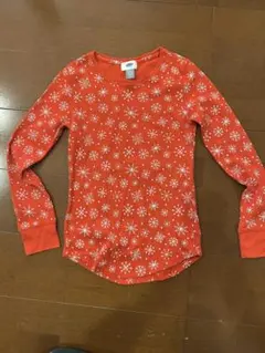 オールドネイビー　赤い長袖のサーマル