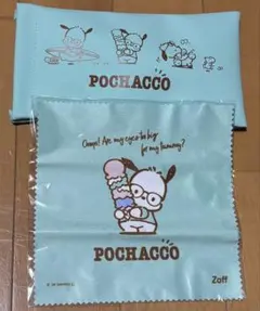 Zoff ポチャッコ メガネケース メガネ拭きセットのサムネイル