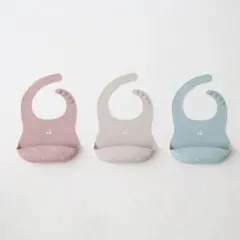 シリコンエプロン　 お食事エプロン　3枚セットPUPPAPUPO