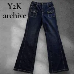 Y2K archive デニム　ブーツカット　フレア　平成ギャル　グランジ