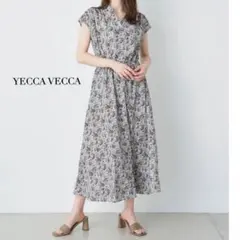 AMACA アマカ 幾何学プリントワンピース シフォンワンピース - メルカリ