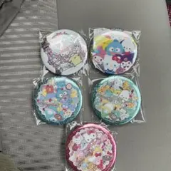 サンリオキャラクターズ　キラキラＢＩＧ缶バッジ