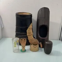 茶筅型花入れ 高山 久保良斉作 茶筅型 花入れ｜Yahoo!フリマ（旧PayPayフリマ）
