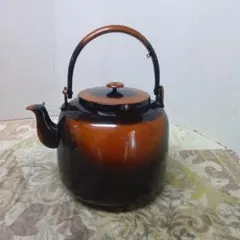 【茶道具】秋草水次ヤカン（紙箱） 茶道具】秋草水次ヤカン（紙箱） 茶道具】秋草水次ヤカン（紙箱）