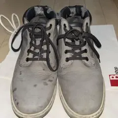 Timberland グレー ハイカット ワークブーツ