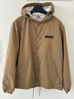新品　ナイロンジャケット　BEN DAVIS フード付き　ブラウン