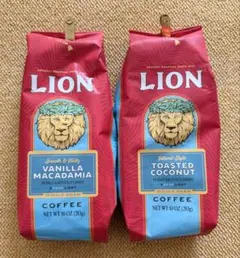 超ビッグ24oz(680g)☆LION ライオンコーヒー・バニマカ×2袋 中抽き